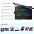 Typecase Touch Keyboard Case with Trackpad for iPad Air 5th Gen (10.9-inch, 2022): 360° Rotatable - 11 Colors Backlight - Wireless Keyboard with Pencil Holder for iPad Air 5th & 4th Gen